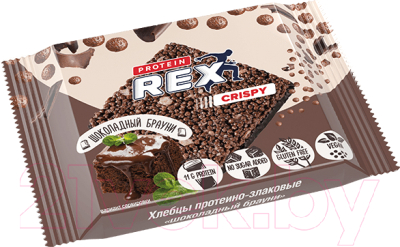 Протеиновые хлебцы ProteinRex 20% Шоколадный брауни (55г)