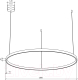 Миниатюра изображения товара Светильник Byled HALO-RN-WH-1535-75-WW