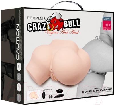 Мастурбатор для пениса Baile Crazy Bull Vagina and Anal / BM-009204Z-1