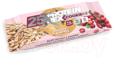 Протеиновое печенье ProteinRex 25% Овсяное с клюквой (50г)