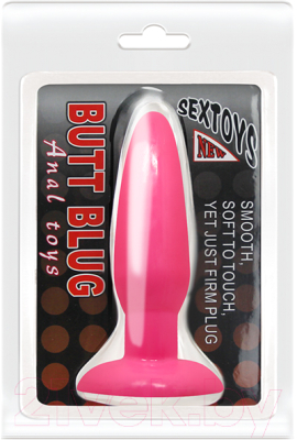 Пробка интимная Baile BI-017001R (розовый)