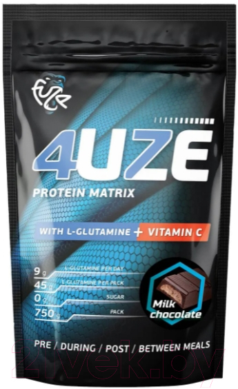 Протеин Pureprotein Фьюз 47% +Glutamine: Молочный шоколад
