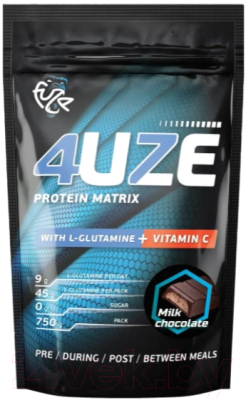 Протеин Pureprotein Фьюз 47% +Glutamine: Молочный шоколад (750г)