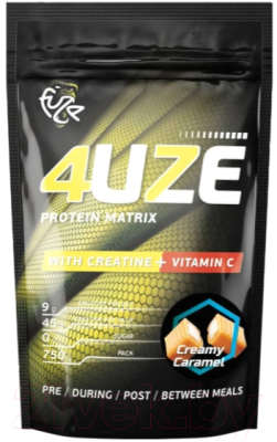 Протеин Pureprotein Фьюз 47% + Creatine: Сливочная карамель (750г)