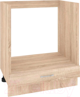 Шкаф под духовку Кортекс-мебель Корнелия Ретро НШ60д (дуб сонома)