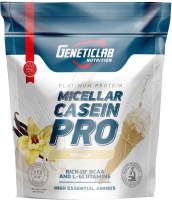 Протеин Geneticlab Casein Pro 80% (1000г, ваниль) - 