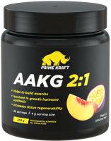 Аминокислоты Prime Kraft AAKG 2:1 (200г, персик-маракуйя) - 