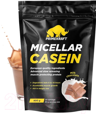 Протеин Prime Kraft Micellar Casein Молочный шоколад (900г)