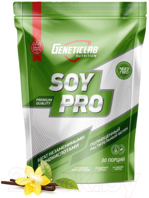 Протеин Geneticlab Soy Pro: Ваниль (900г)