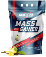Гейнер Geneticlab Mass Gainer (3000г, клубника) - 