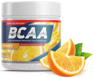 Аминокислоты BCAA Geneticlab 2:1:1 (250г, апельсин)