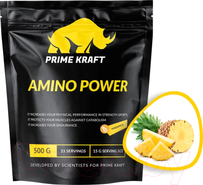 Комплексные аминокислоты Prime Kraft Amino Power (500г, ананас)