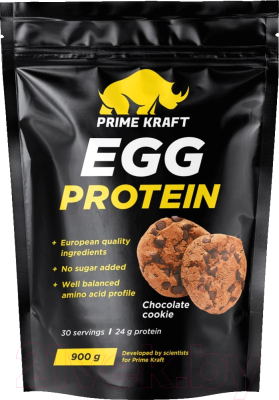 Протеин Prime Kraft Egg Protein Шоколадное печенье (900г)