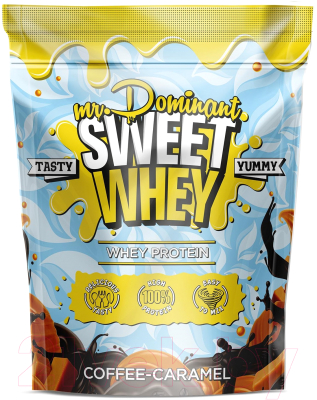 Протеин Mr.Dominant Sweet Whey (900г, кофе-карамель)