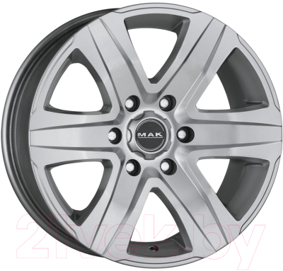 

Литой диск MAK, Stone 6 20x8.5" 6x139.7мм DIA 106.1мм ET 20мм Silver