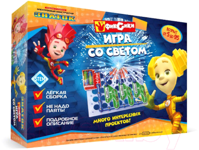 

Научная игра Знаток, Фиксики. Игра со светом / ZP-70826