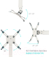 Миниатюра изображения товара Кронштейн для проектора Onkron K3A (белый)