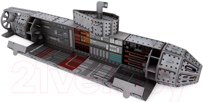 

3D-пазл Геодом, Подводная лодка / 4120