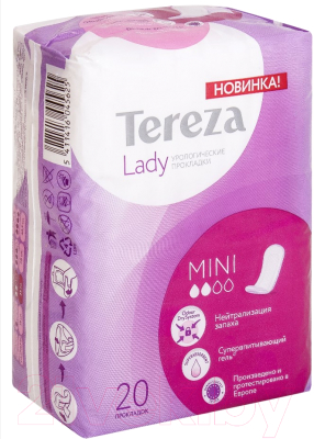 Прокладки урологические Tereza Lady Mini Одноразовые (20шт)