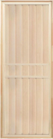 Деревянная дверь для бани Везувий 190x70 (глухая липа, коробка хвоя) - 