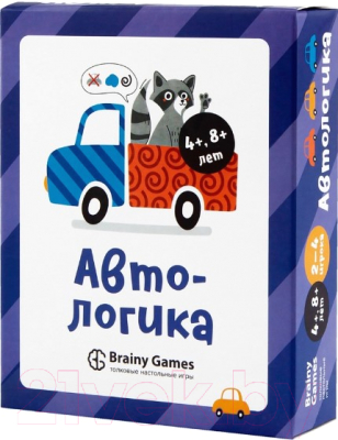 Развивающие карточки Brainy Games Автологика / УМ519