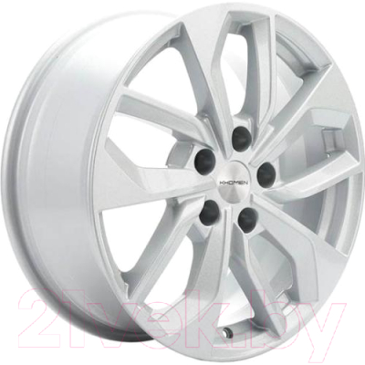 

Литой диск Khomen, KHW1703 Juke 17x7" 5x114.3мм DIA 66.1мм ET 47мм F-Silver
