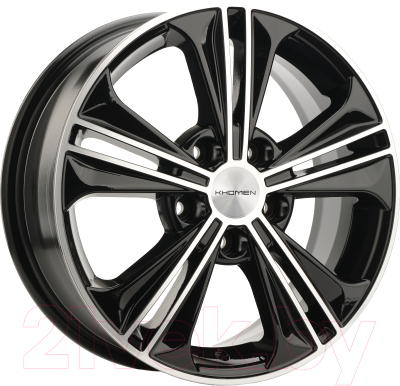 

Литой диск Khomen, KHW1603 Jetta 16x6" 5x112мм DIA 57.1мм ET 50мм Black FP