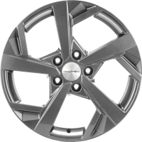 

Литой диск Khomen, KHW1712 Teana/X-Trail 17x7" 5x114.3мм DIA 66.1мм ET 45мм Gray