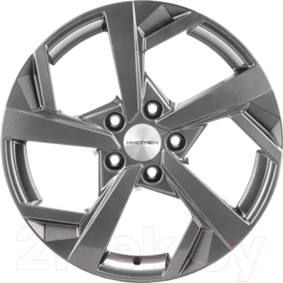 Изображение товара Литой диск Khomen KHW1712 Teana/X-Trail 17x7" 5x114.3мм DIA 66.1мм ET 45мм Gray