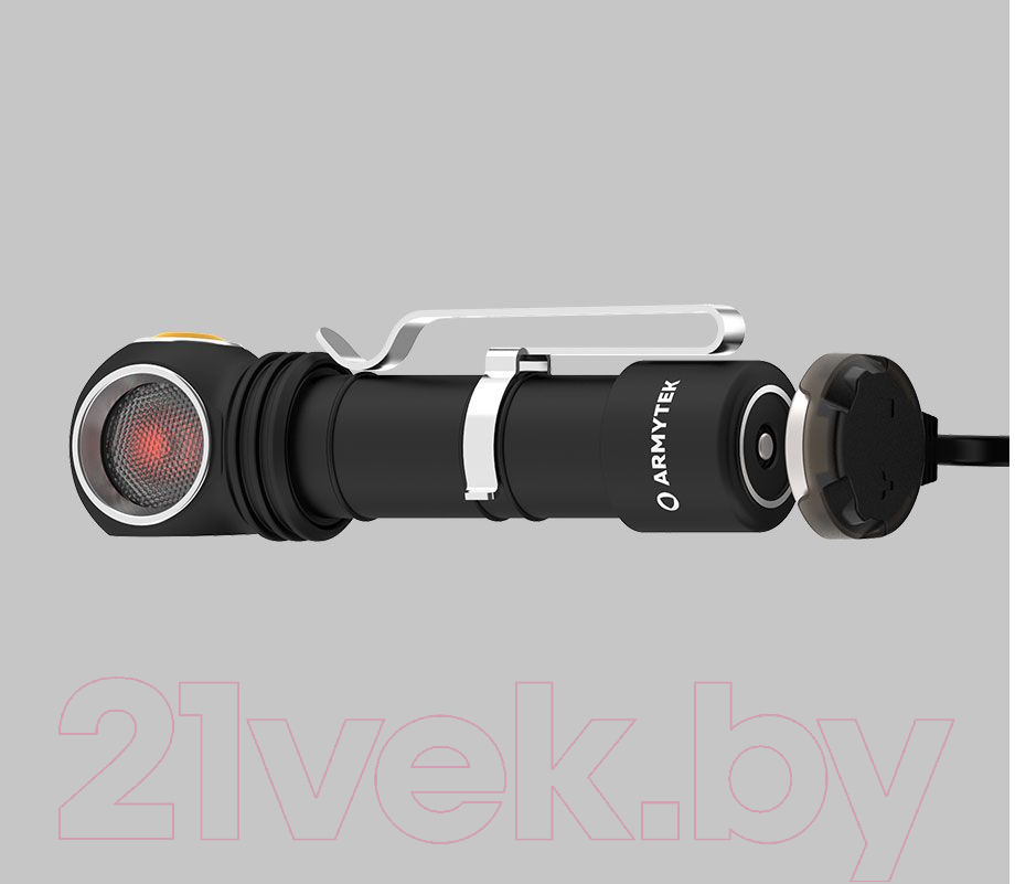 Фонарь Armytek Wizard C2 WR Magnet USB / F06901C (белый/красный)