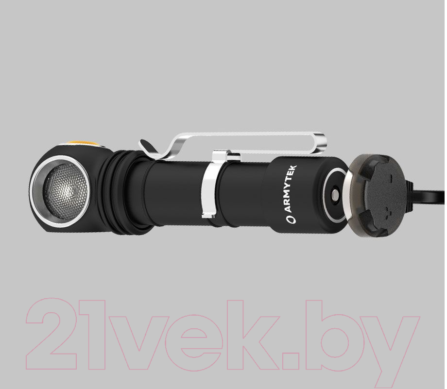 Фонарь Armytek Wizard C2 WR Magnet USB / F06901C (белый/красный)