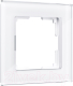 Рамка для выключателя Werkel W0011101 / a051192 (белый/стекло) - 