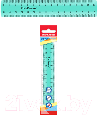 Изображение товара Линейка Erich Krause Pastel Mint / 53679