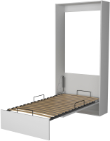Шкаф-кровать трансформер Макс Стайл Studio 18мм 90x200 (белый базовый W908 ST2) - 
