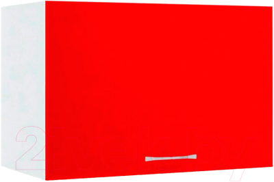 Шкаф под вытяжку Кортекс-мебель Корнелия Экстра ВШГ50-1г-360 (красный)