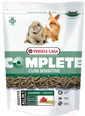 Корм для грызунов Versele-Laga Cuni Sensitive Complete для кроликов / 461310 (500г)