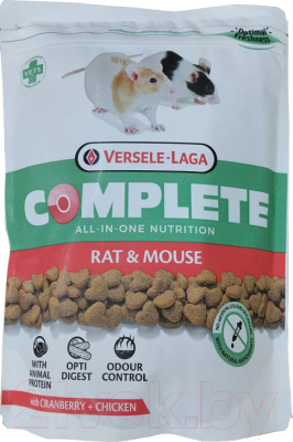 Корм для грызунов Versele-Laga Rat & Mouse Complete для крыс и мышей / 461298 (500г)