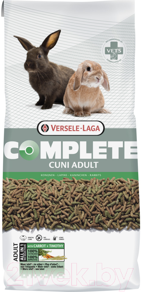 Корм для грызунов Versele-Laga Cuni Adult Complete для кроликов / 461328