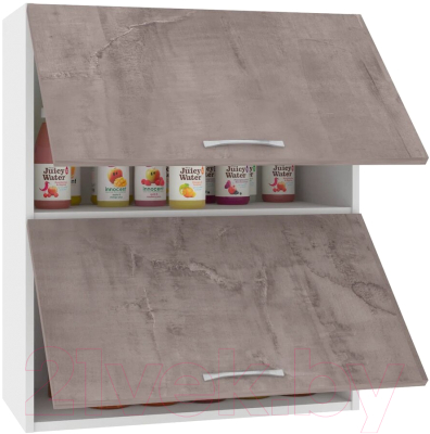 Шкаф навесной для кухни Кортекс-мебель Корнелия Лира ВШ60-2г (оникс)
