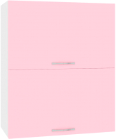 Шкаф навесной для кухни Кортекс-мебель Корнелия Лира ВШ60-2г (розовый) - 