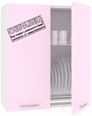 Шкаф навесной для кухни Кортекс-мебель Корнелия Лира ВШ60с (белый)