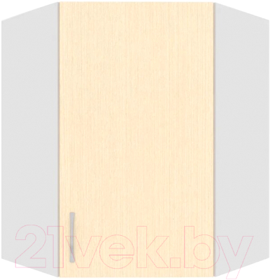 Шкаф навесной для кухни Кортекс-мебель Корнелия Лира ВШУ угловой (венге светлый)