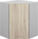 Шкаф навесной для кухни Кортекс-мебель Корнелия Лира ВШУ угловой (дуб сонома) - 