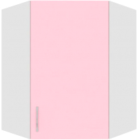 Шкаф навесной для кухни Кортекс-мебель Корнелия Лира ВШУ угловой (розовый) - 