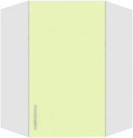Шкаф навесной для кухни Кортекс-мебель Корнелия Лира ВШУ угловой (салатовый) - 