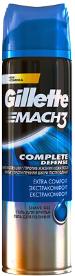Гель для бритья Gillette Mach3 экстракомфорт (200мл)