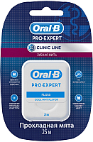 Зубная нить Oral-B Pro-Expert Clinic Line прохладная мята (25м) - 