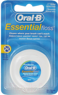 Зубная нить Oral-B Essential Floss мятная (50м)