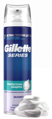 

Пена для бритья Gillette, TGS Protection с миндальным маслом