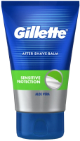 Бальзам после бритья Gillette TGS Sensitive Skin с алоэ вера (100мл) - 